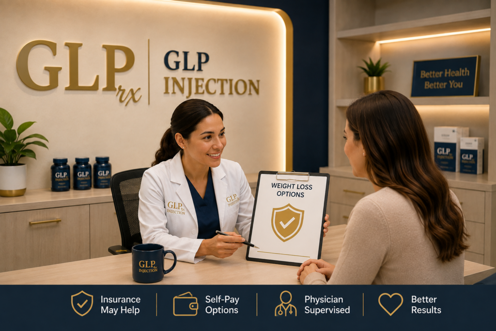 GLP-1 weight loss consultation with insurance and self-pay options